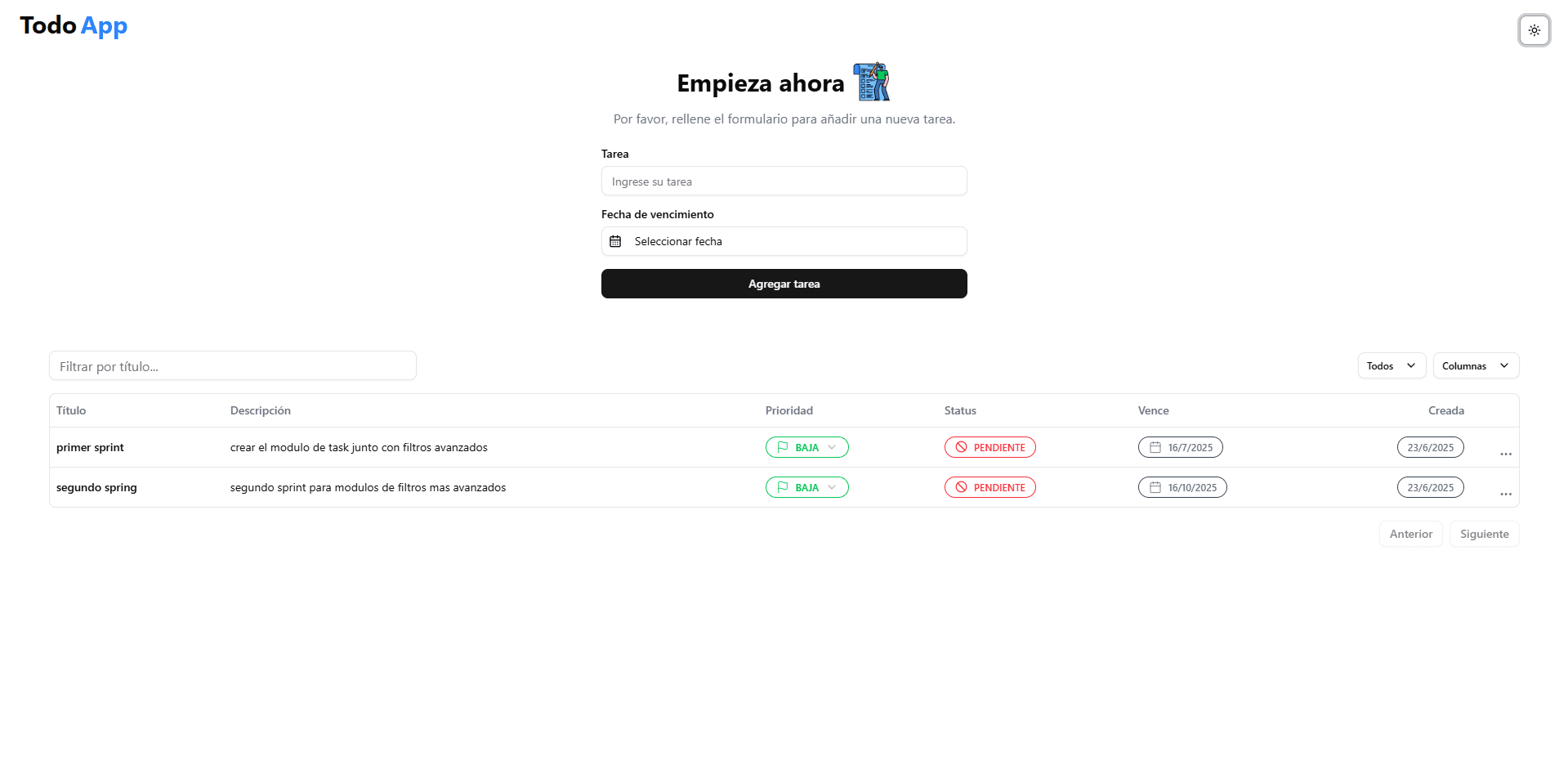 Todo App